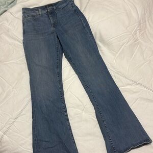 Banana Republic high rise flare jeans